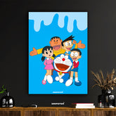Doraemon & Friends Poster | Classic Anime Art
